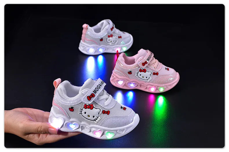 Kids’ LED Light-Up Cartoon Sneakers