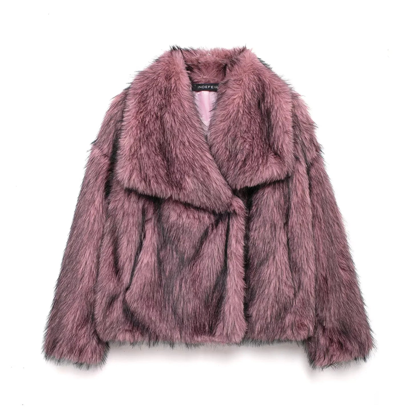 Elegant Faux Fur Oversized Coat