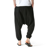 Men's Cotton Linen Loose-Fit Harem Pants