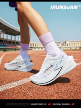 IRUNSVAN Carbon Plate Running Shoes with Cushioning and Rebound Suitable for Both Men and Women in Marathon Running 131