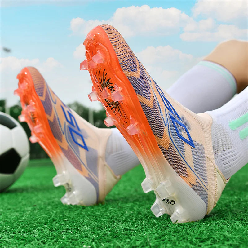Men's Soccer Cleats with Lace-Up Fit