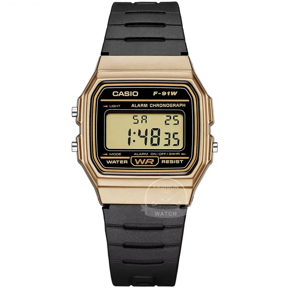 Casio F-91WM-3A Men's Classic Digital Resin Watch - Olive Green/Black