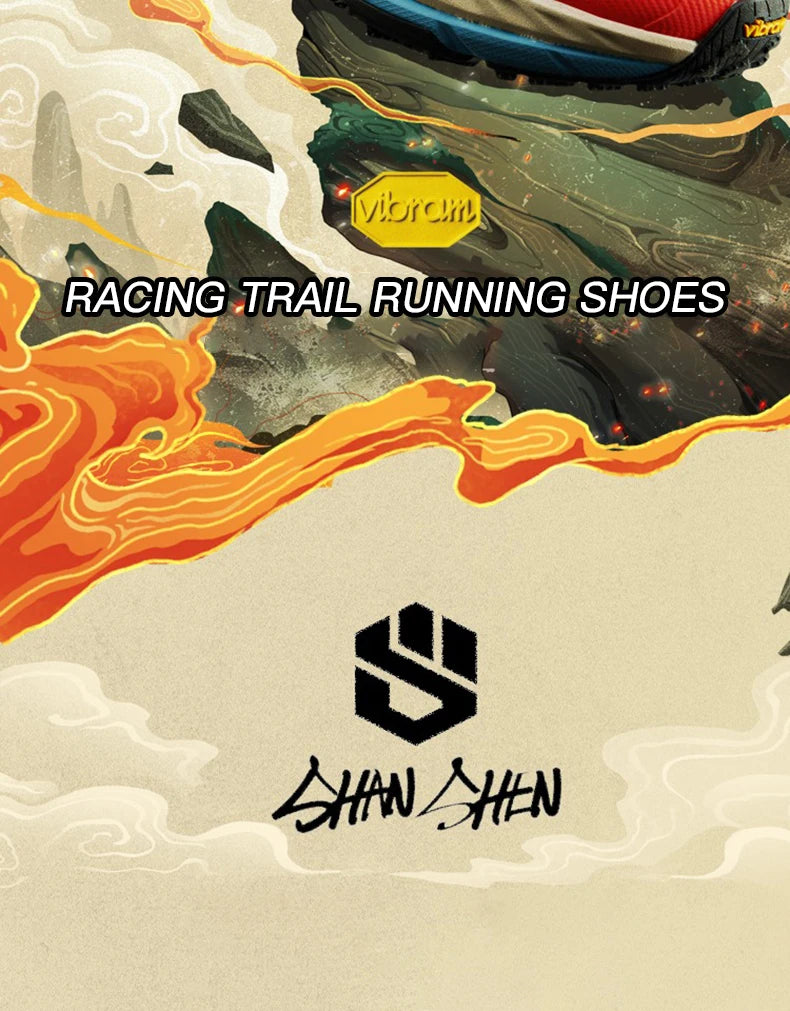 QIAODAN ShanShen 2.0 Carbon Plate Trail Running Shoes for Men 2025 Outdoor Hiking Shock-absorbing Non-slip Sneaker QDB023244277