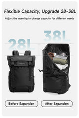 Tigernu Travel Backpack Male TPU Waterproof Backpack Men Bags Expandable Men's Backpack Business Bags School Backpack