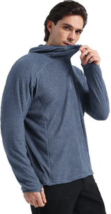 Pioneer Camp Men's Hoodies Outdoor Professional Grade Fleece Warmth Sweatshirt Zip PrimaLoft Active Evolve For Camping Hiking