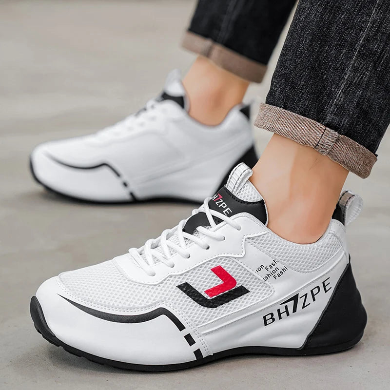 Men's Breathable Colorblock Low-Top Sneakers