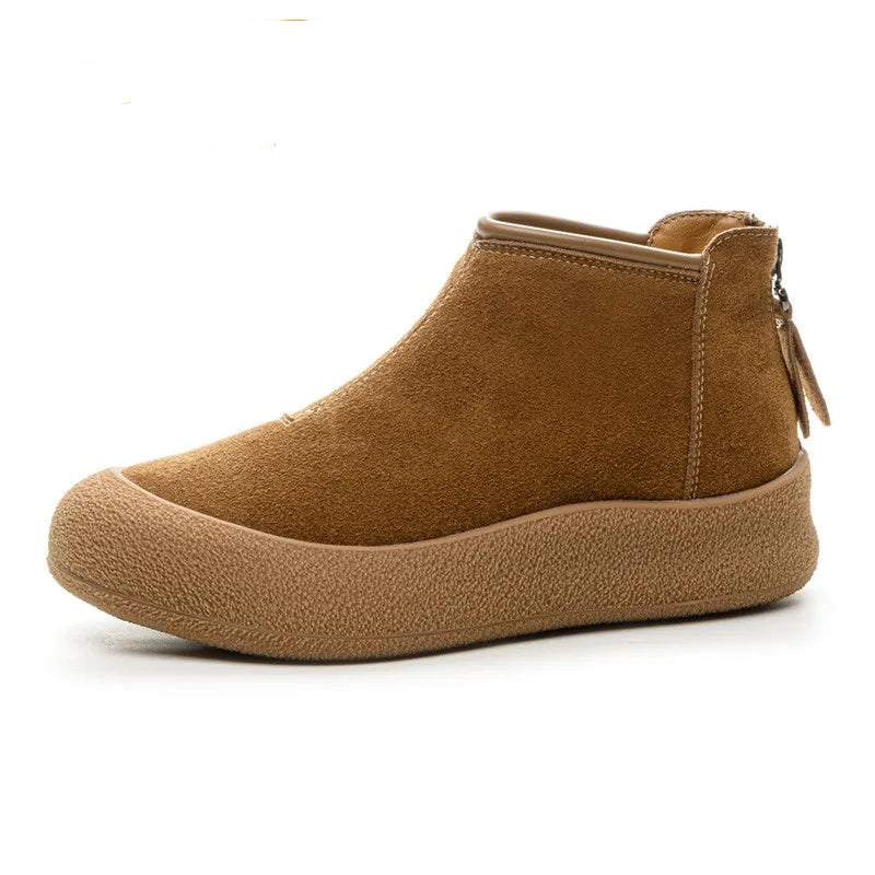 Premium Genuine Leather Winter Snow Boots