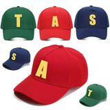Red Letter Baseball Cap with Adjustable Fit