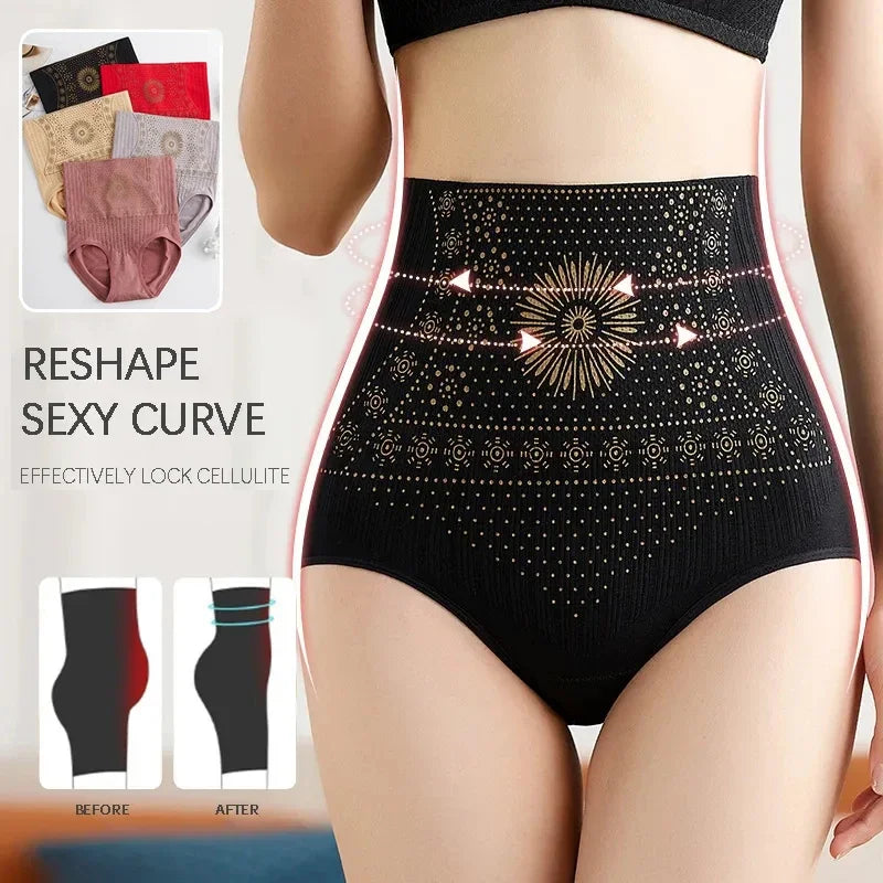 Seamless High Waist Postpartum Shapewear | USA-Made Control Panties