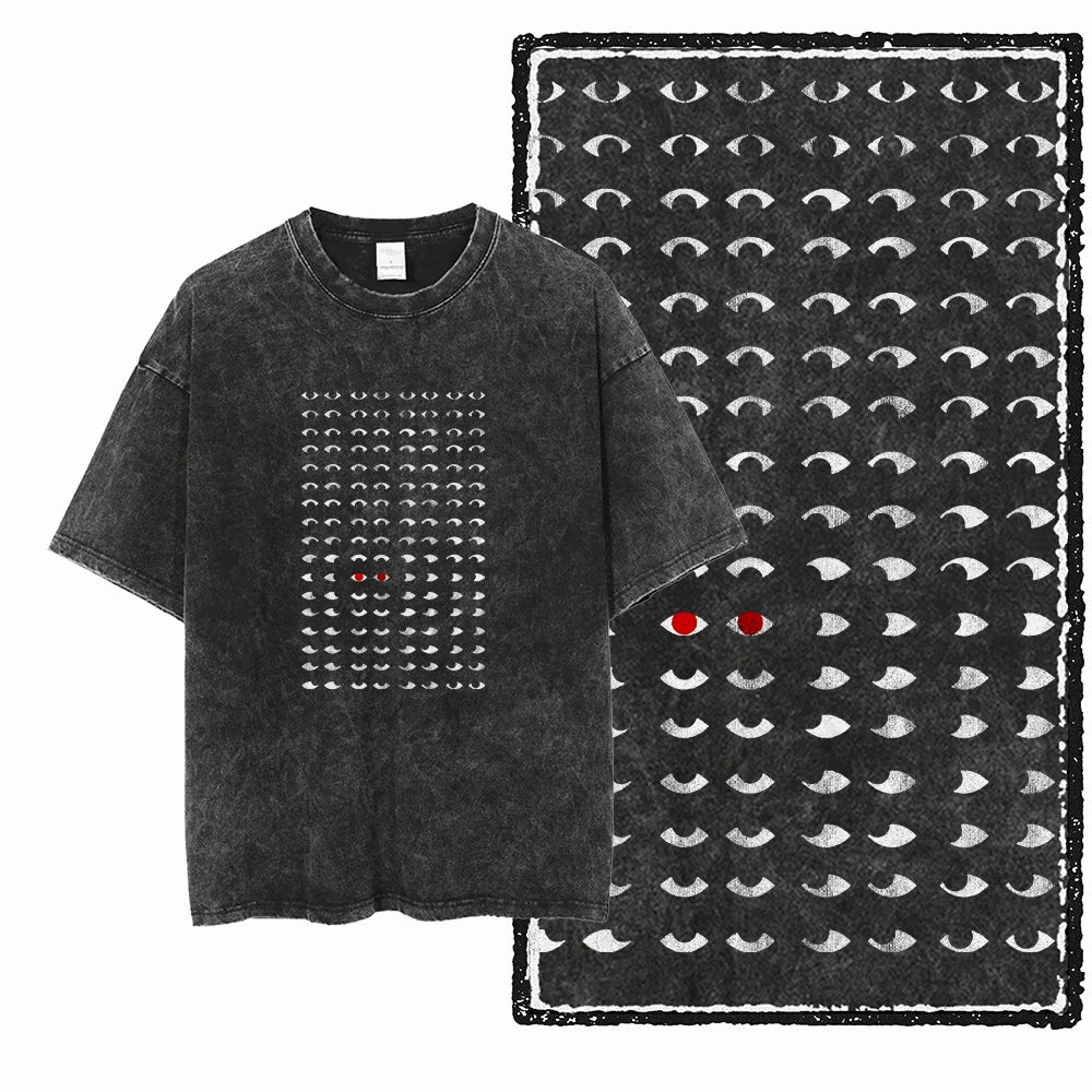 DB Cat Acid-Washed Graphic Tee