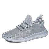 Men's Non-Slip Casual Sneakers Breathable Outdoor Jogging Training Hiking Sports Running Outdoor Weave Knit Lace Up Shoes