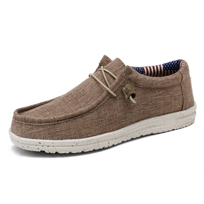Men Casual Shoes Slip on Canvas Loafers Comfortable Walking Flats for Man Non Slip Soft Moccasins Sneakers Summer loafers
