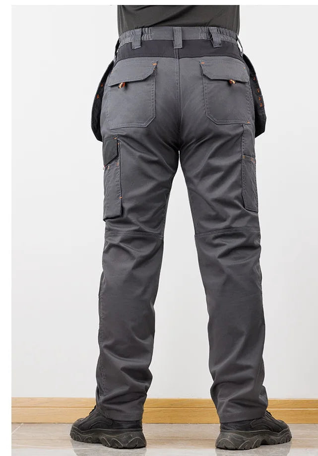 Men's Multi-Pocket Straight-Leg Cargo Pants