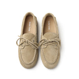 Women's Genuine Leather Moccasin Boat Shoes | Elegant Flats