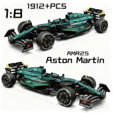 MK6022 1912PCS 1:8 New Technic Martin Aramco AMR25 Building Blocks MOC Sports Car DIY Assembly Model Set Toy Gifts for Boy Decor