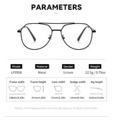 DDDLONG Retro Punk Fashion Pilot Photochromic Sunglasses Women Men Metal Eyeglasses Classic Vintage UV400 Outdoor Shades D679