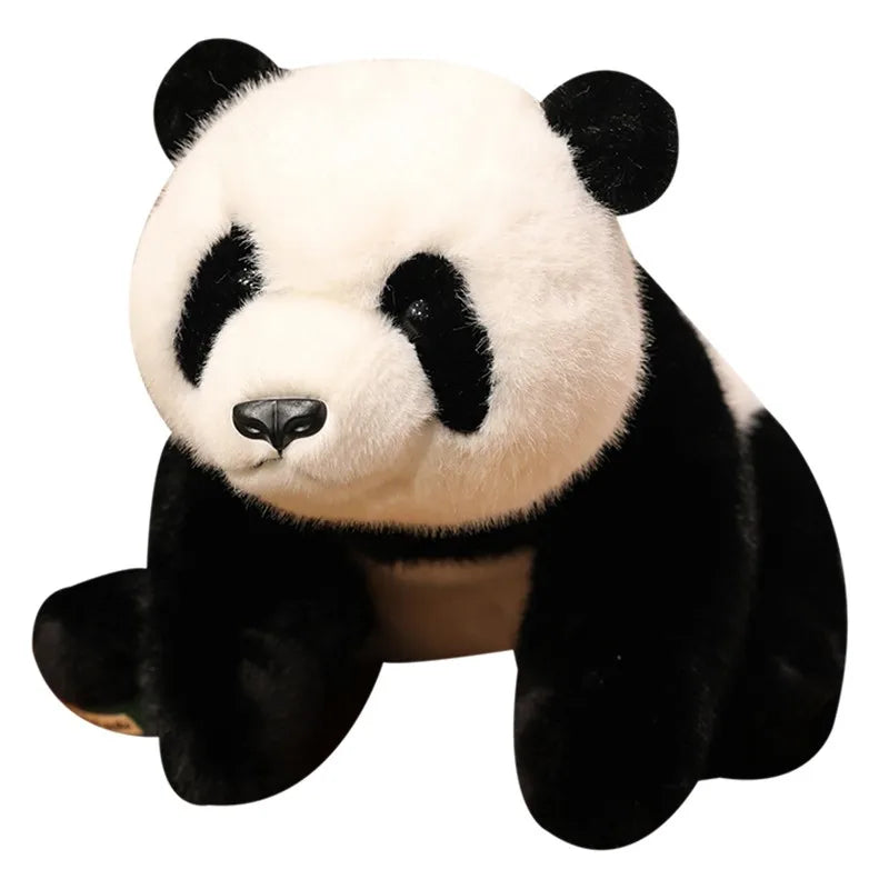 Soft Animal Plush Pillow – Bear & Panda Cuddle Doll