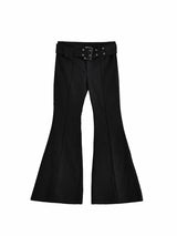 Women's Black High-Waist Flare Jeans | Vintage Y2K Style