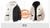 Men’s Fleece-Lined Hooded Winter Jacket