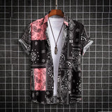 Men’s Summer 3D Graffiti Blossom Shirt