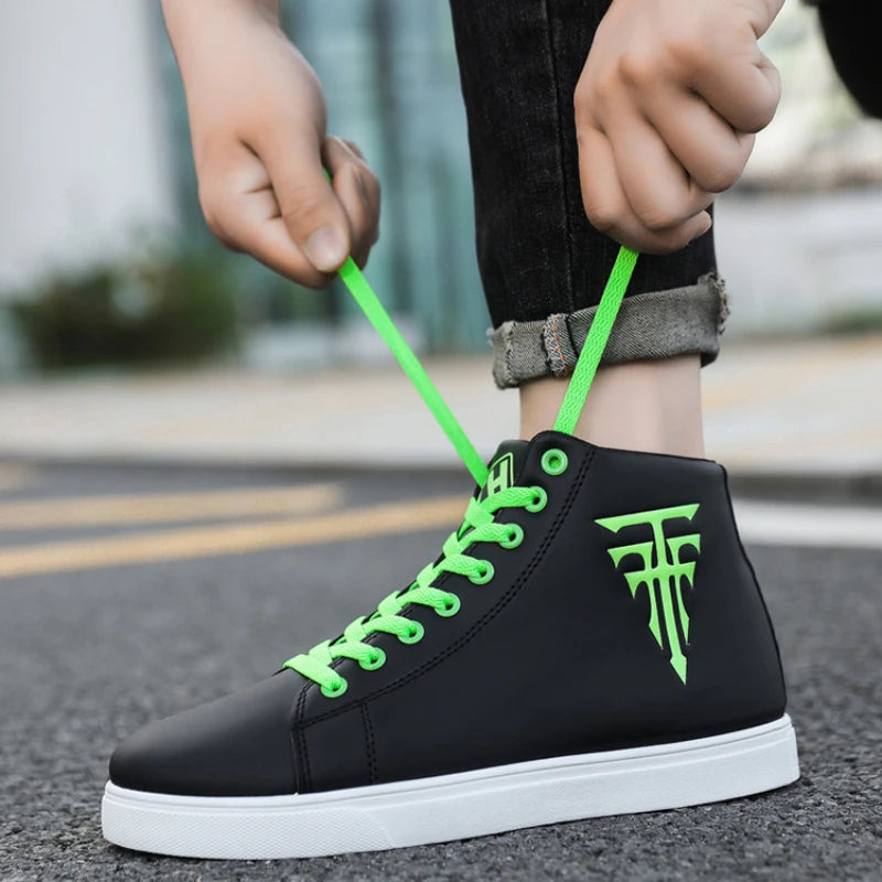 Men's High-Top Vulcanized Sneakers