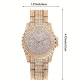 Fashion Crystal Steel Women's Quartz Watch