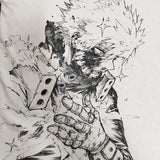 Bakugou Katsuki Vintage Wash Oversized T-Shirt