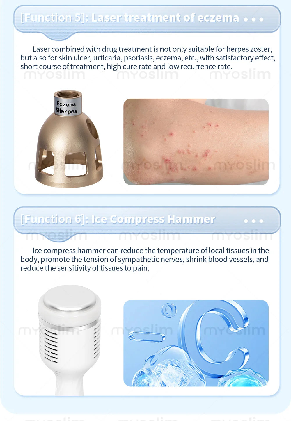 MYOSLIM 5-in-1 980nm Diode Laser Beauty Device
