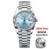 PAGANI DESIGN Men's Watches DD40 Gold White Luxury Automatic Watch Men Japan Movt Date Week Mechanical Watches For Men 2026 New