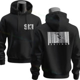 Men's Ski & Snowboard Graphic Hoodie for Fall and Winter