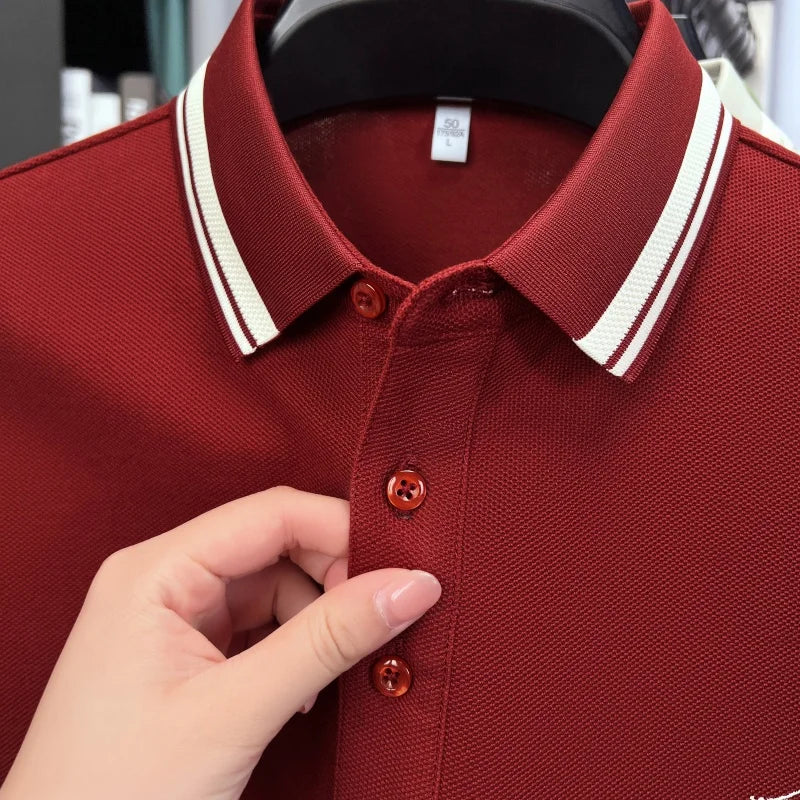 Men's Premium Cotton Polo Shirt | Embroidered Classic Fit