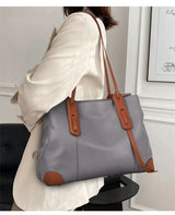 Genuine Leather Tote Bag Luxury Designer Women's Shoulder Bag Large Capacity Women Bags High Quality Soft Cowhide Female Handbag