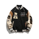 Men’s Embroidered Varsity Baseball Jacket