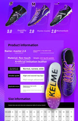 Kelme Men's Professional Match Football Shoes Indoor Anti Slip Football Shoes Mg Short Nail Outdoor Lawn Football Boots