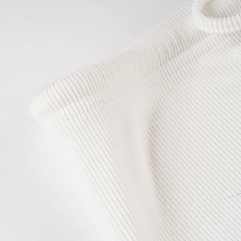 Basic Solid Low-Waisted Ribbed Knitted Pants Casual Loose Drawstring Wide Leg Pants Soft Comfy Lounge Wear Trousers Streetwear