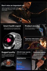 G.L Wear 2025 Men's Smartwatch | HD Health & Calling