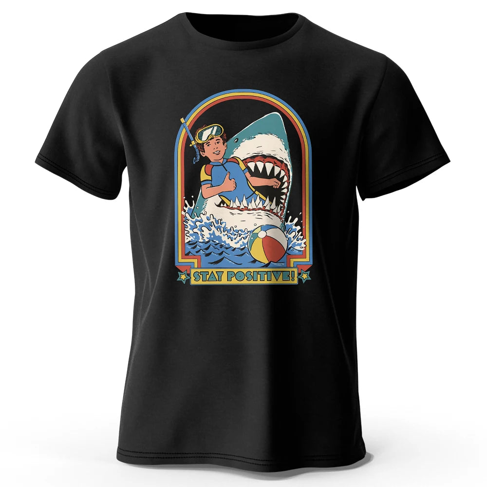 Men's "Stay Positive" Vintage Cotton T-Shirt