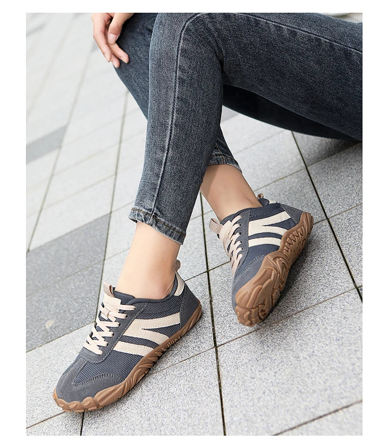 2026 New Wide Toe Barefoot Shoes Mens Womens Zero Drop Minimalist Sneakers Retro Outdoor Non Slip Walking Shoes Casual Sneaker