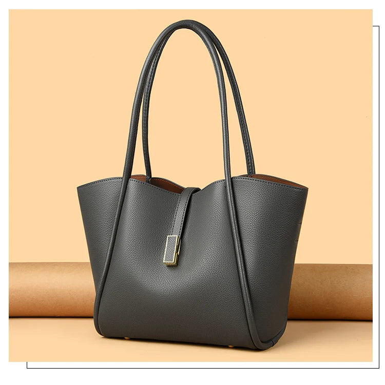 High Quality Soft Leather Shoulder Crossbody Bags For Women Large Capacity Luxury Bag Brand Designer Casual Handbag Sac A Main