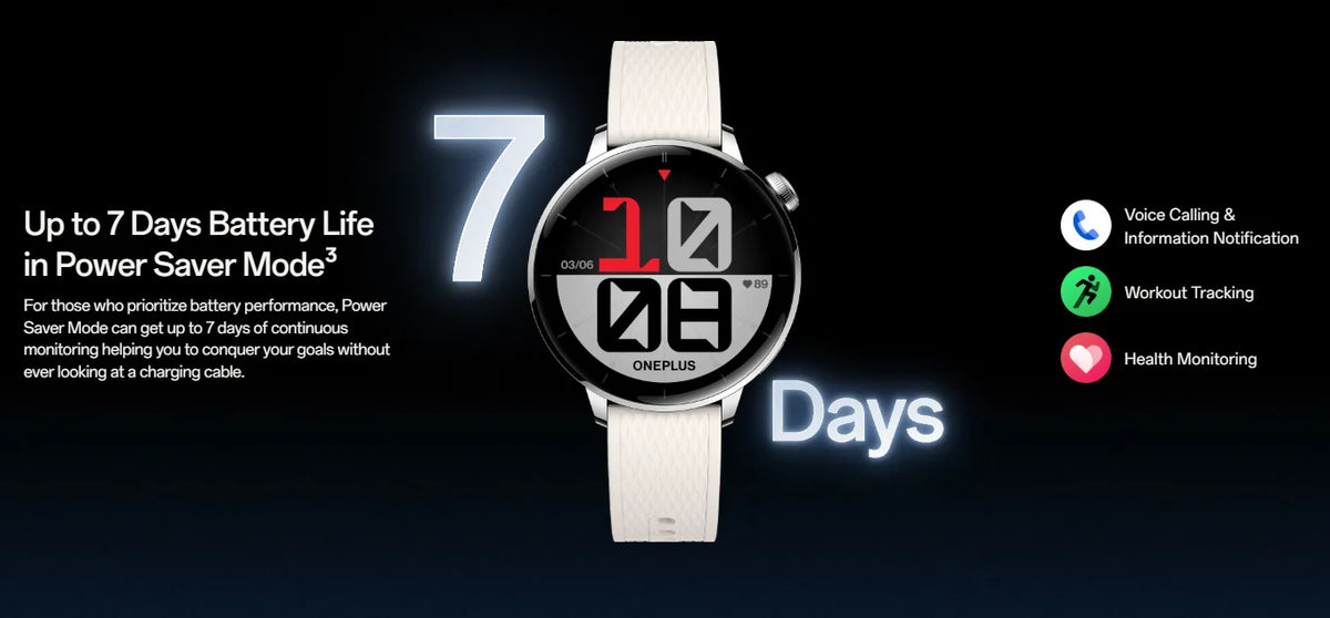 OnePlus Watch 3 43mm – Global Edition Smart Watch