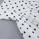 Polka Dot Halter Mini Dress