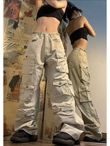 Women’s Y2K Wide-Leg Cargo Pants