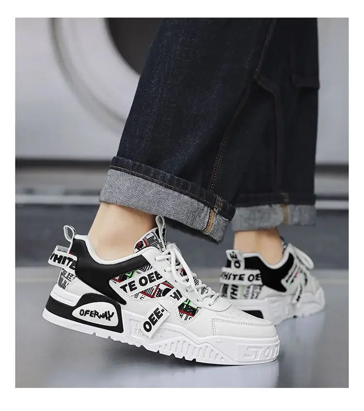 Men’s Premium Leather Skate & Sports Sneakers