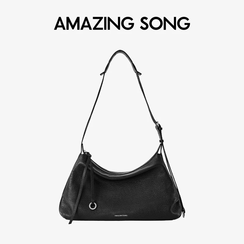 Amazing Song Donut Hobo Bag – Genuine Leather Crossbody