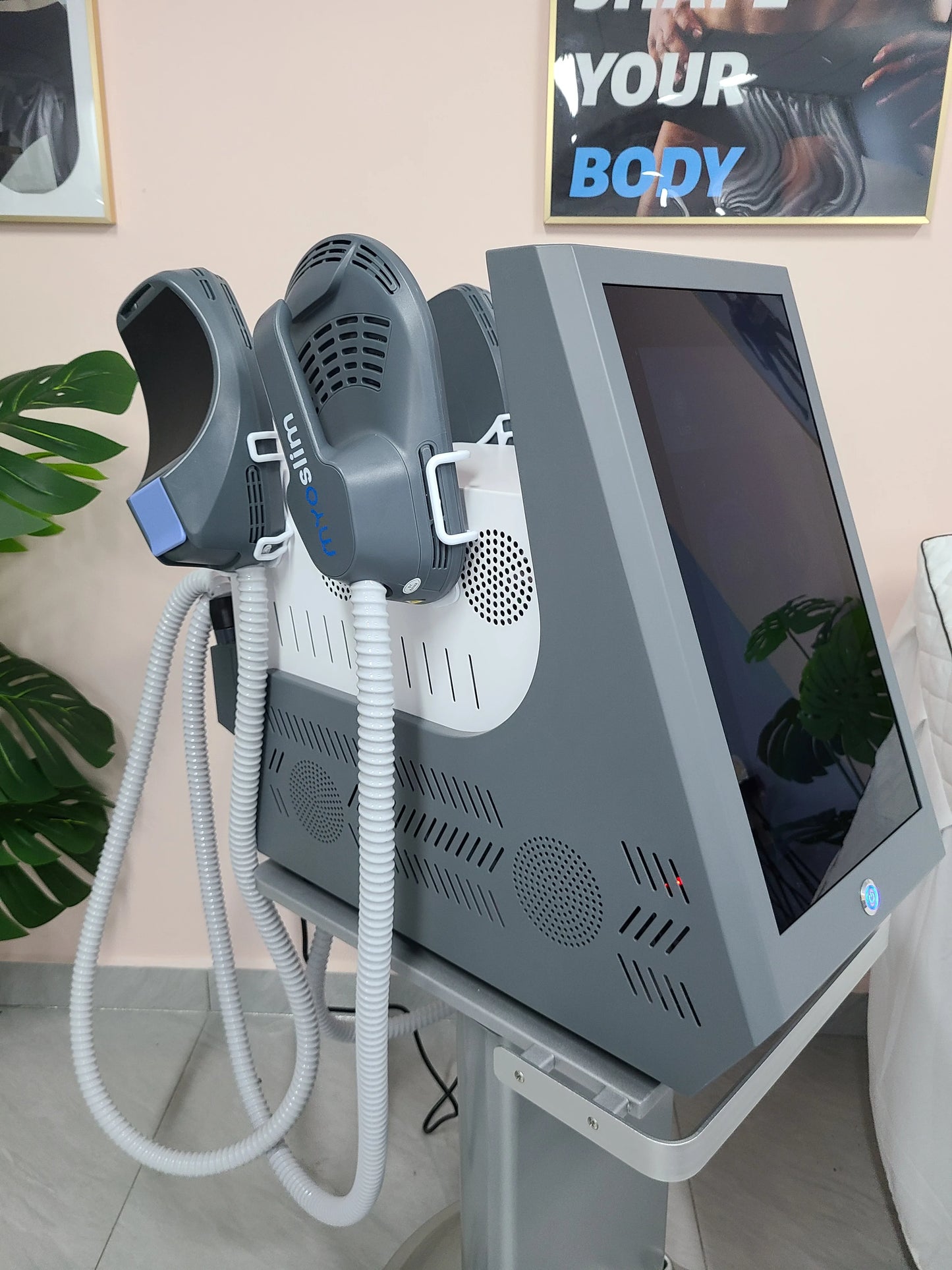 NEW 6500W EMS Neo RF Body Sculpt Machine PRO Ultra Mini Fat Burning EM Electromagnetic Muscle Stimulation Slim