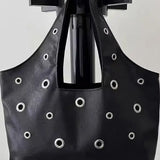 Women Bag 2025 New Fashion PU Rivet High-Capacity Shoulder Bag Handbag Simple Office Lady Women Bags