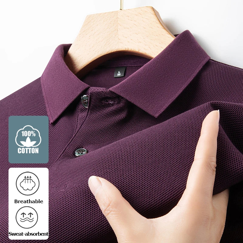 Men's Premium Cotton Polo Shirt | Smart Casual