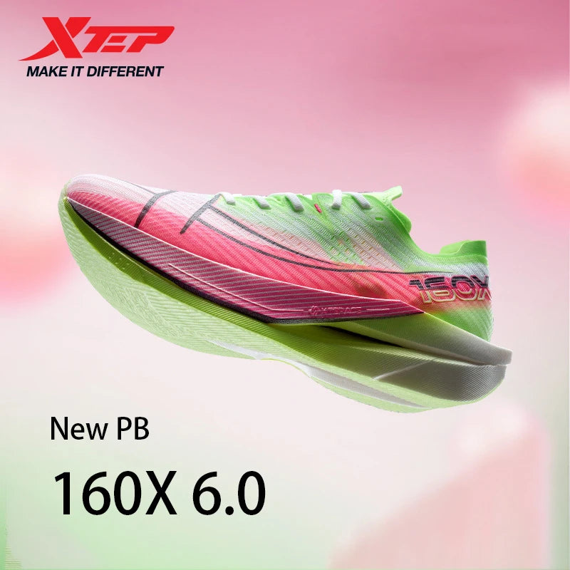 Xtep 160X 6.0 Men‘s Running Shoes Professional Marathon PB Carbon Plate  Cushioning Shock Absorption Sneakers 976319110057