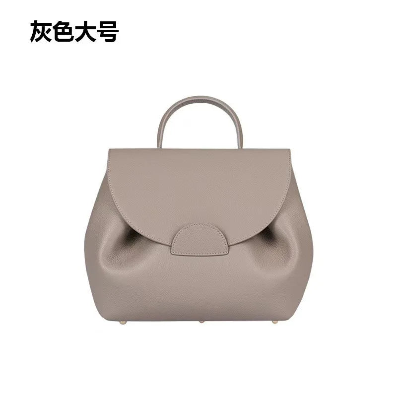 Luxury Genuine Leather Rectangle Crossbody