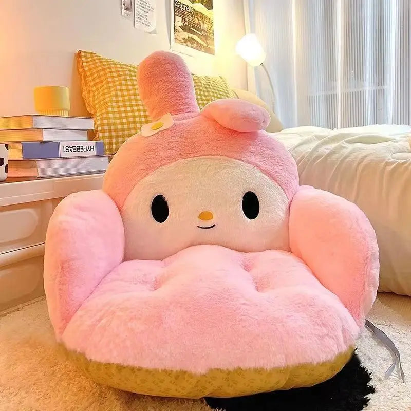 Cartoon Kuromi Melody Series Air Conditioned House Office Chair Cushion Autumn And Winter Comfortable Bedding Peripheral Gifts